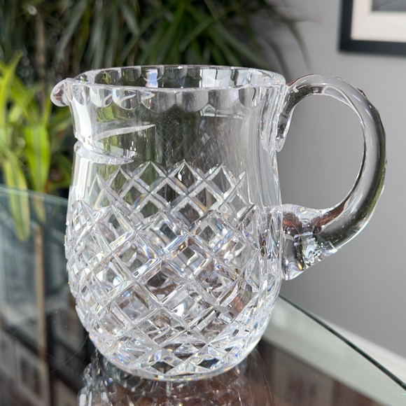 Gorgeous Vintage Ceska “Canterbury” Bohemian Crystal 5” Pitcher - Perfect - Picture 14 of 16